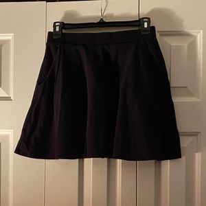 Size Medium Forever 21 Black Skater Skirt